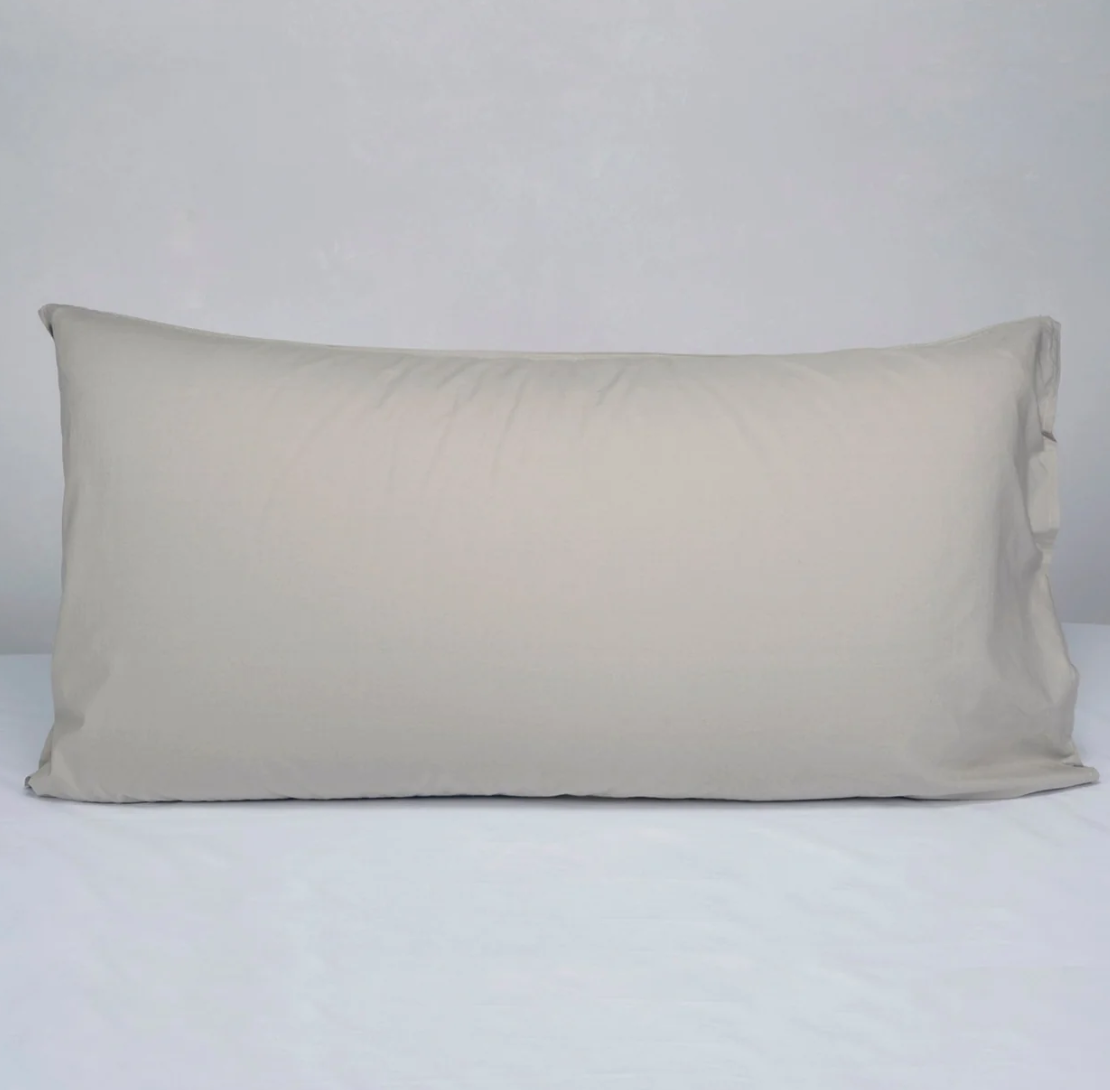 Funda decorativa Percal Stone Wash | 200 hilos