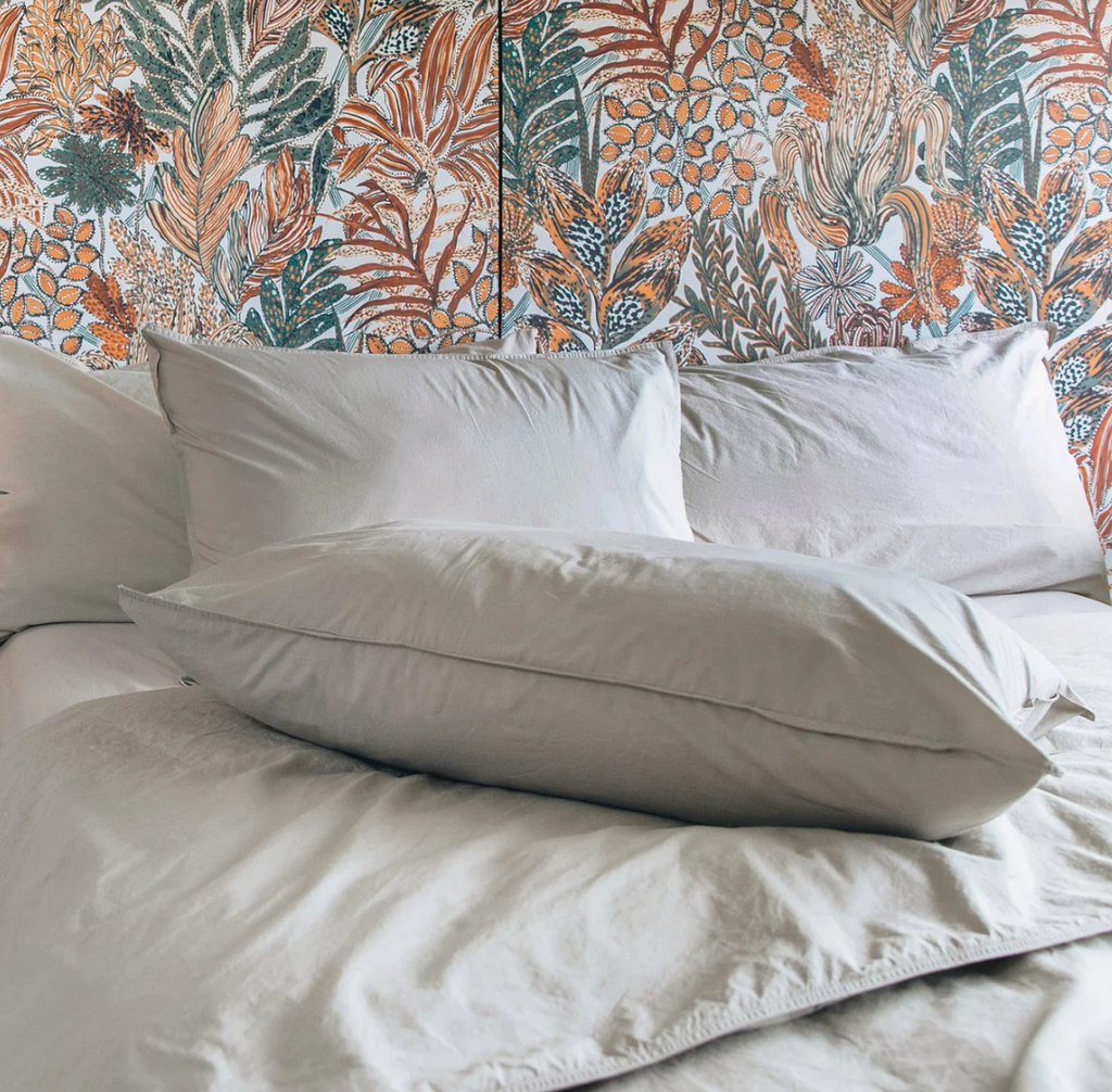 Funda decorativa Percal Stone Wash | 200 hilos