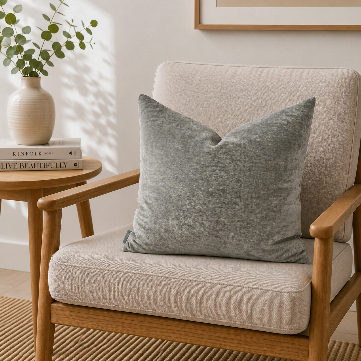 Cojín Decorativo Beliot Gris